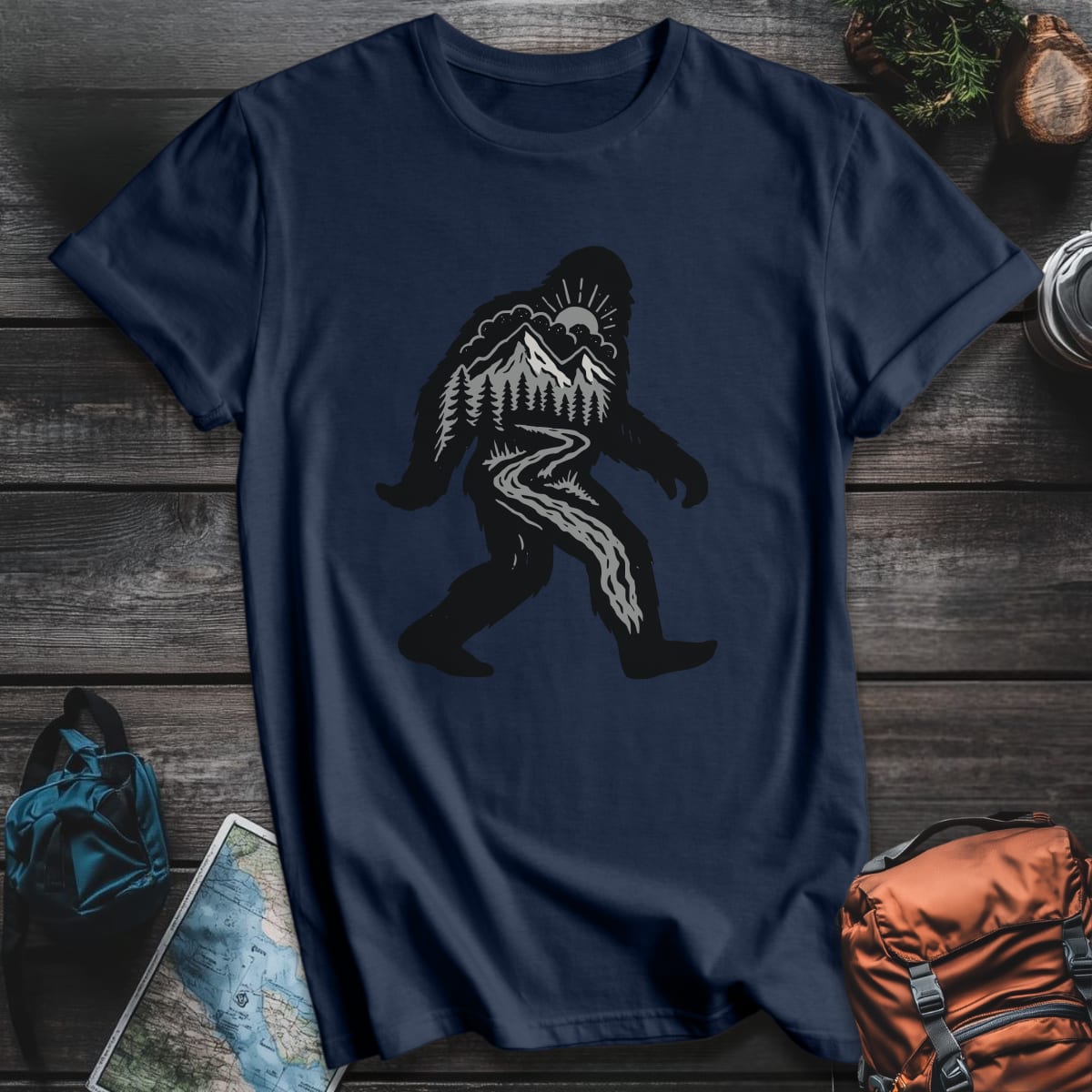 Wilderness Walker T-Shirt - Navy variant
