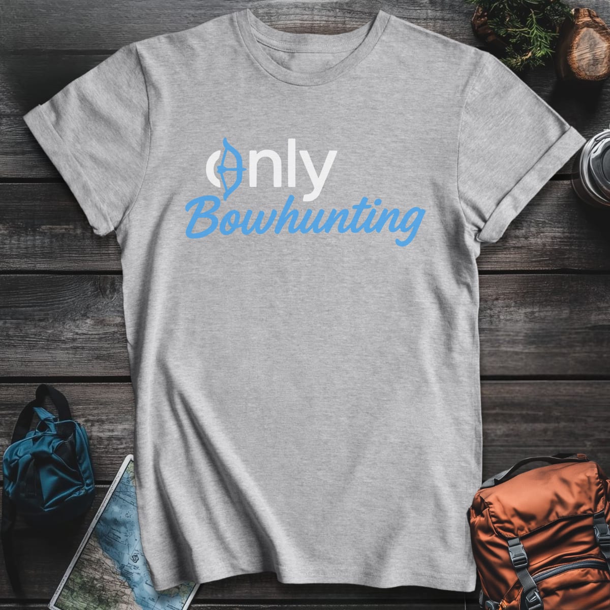 Only Bowhunting T-Shirt - Sport Grey variant