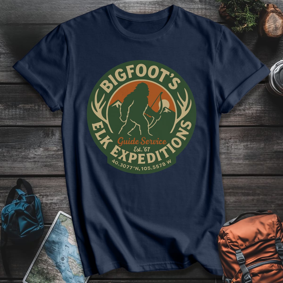 Elk Expeditions T-Shirt - Navy variant