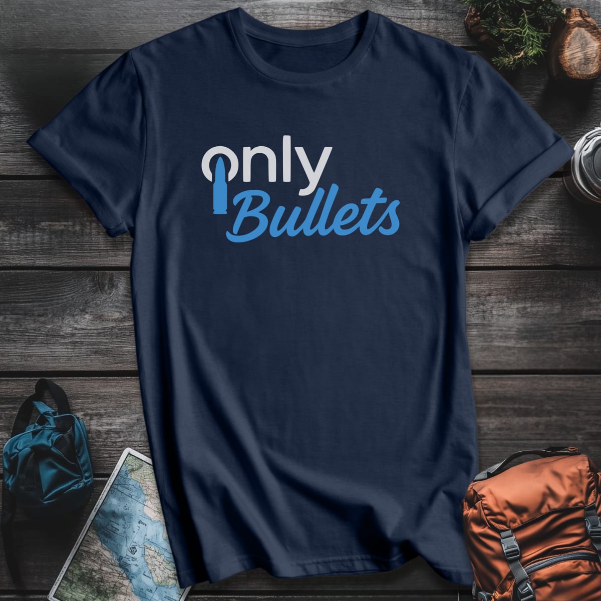 Only Bullets T-Shirt - Navy variant