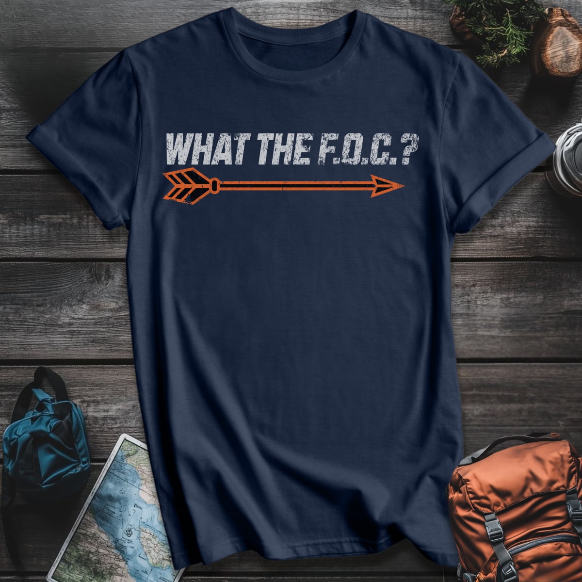 What the F.O.C.? T-Shirt - Navy variant