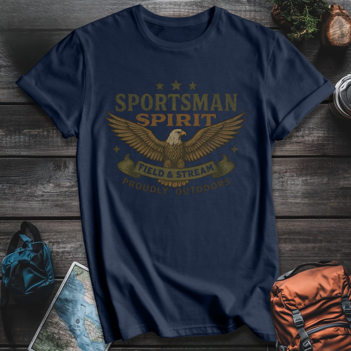 Sportsman Spirit T-Shirt - Navy variant
