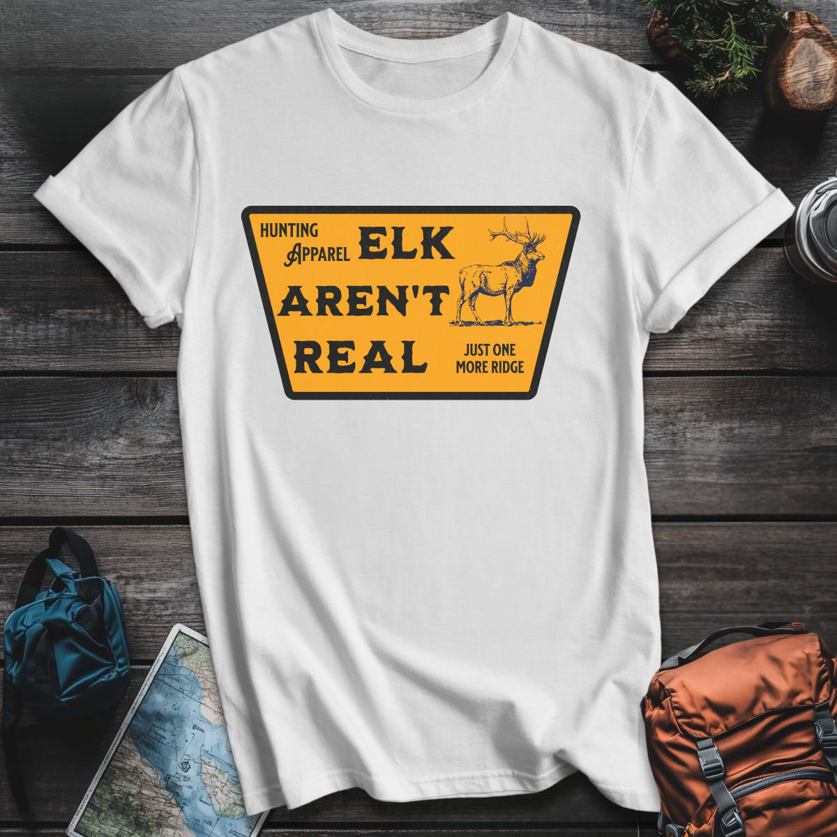 Elk Aren't Real T-Shirt - White variant