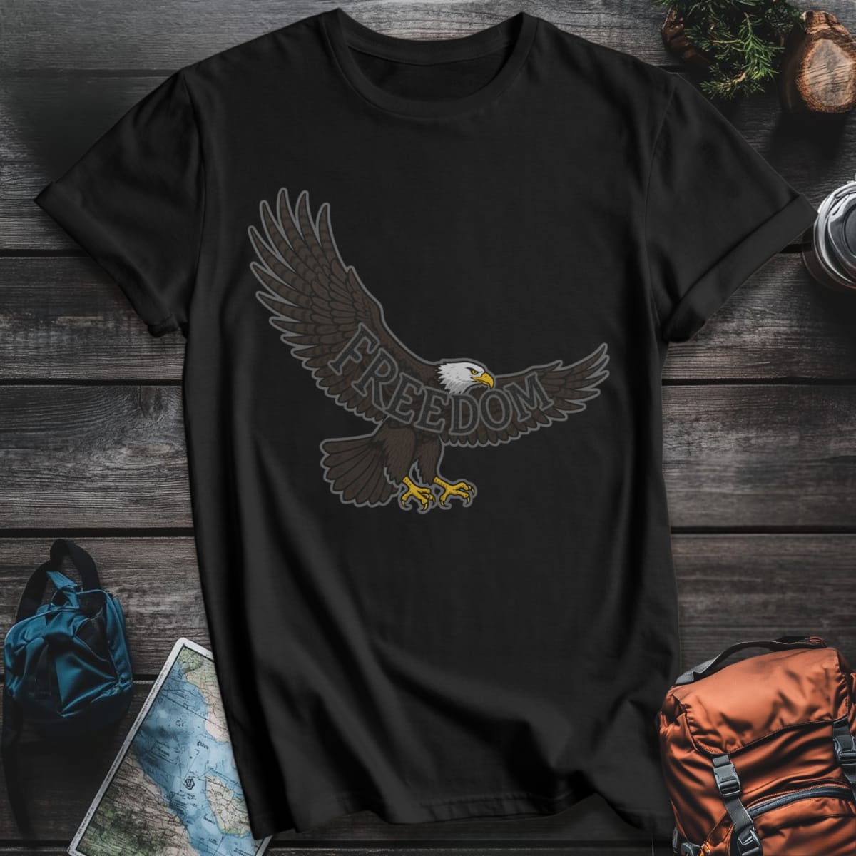 Freedom Soars T-Shirt - Black variant
