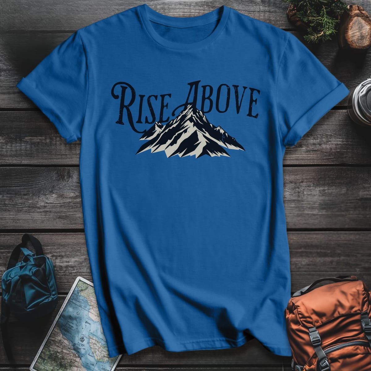 Rise Above T-Shirt - Royal variant