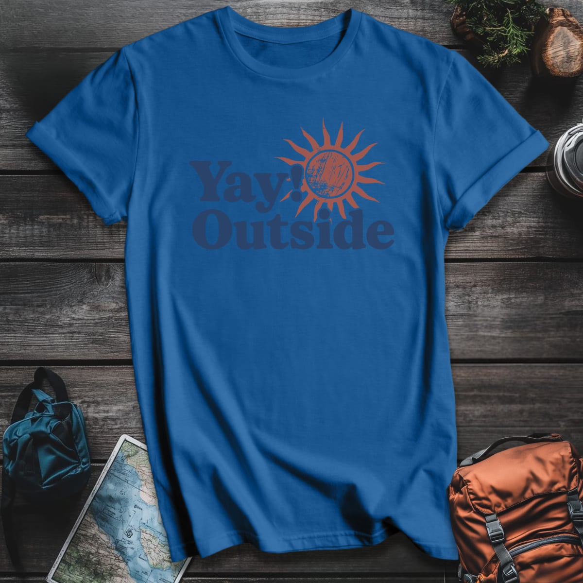 Yay! Outside T-Shirt - Royal variant