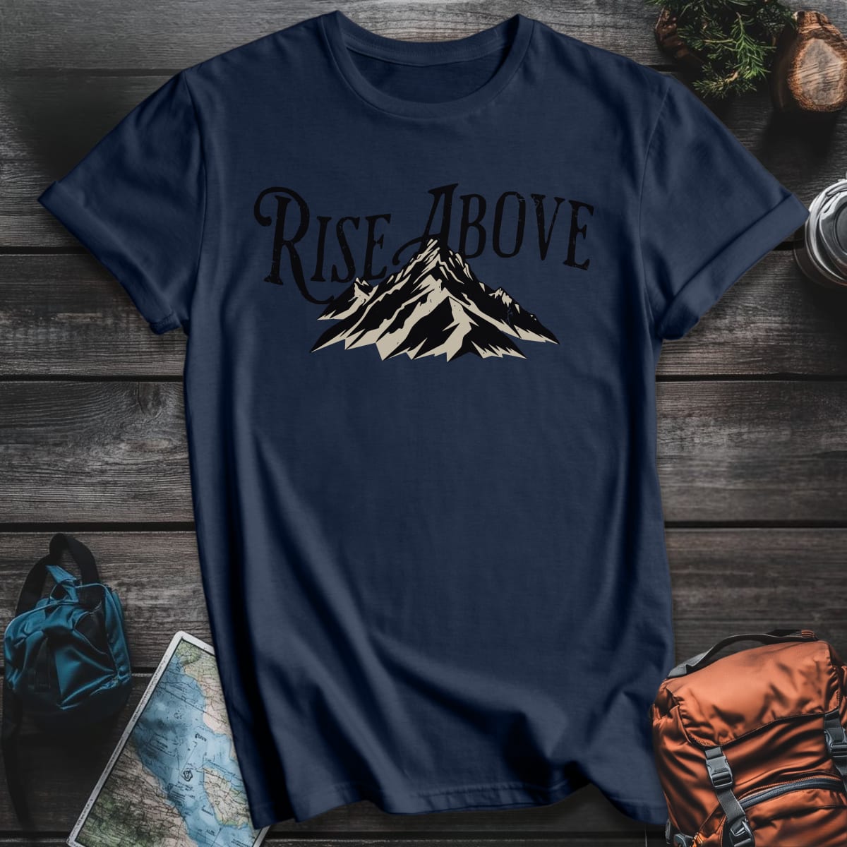 Rise Above T-Shirt - Navy variant