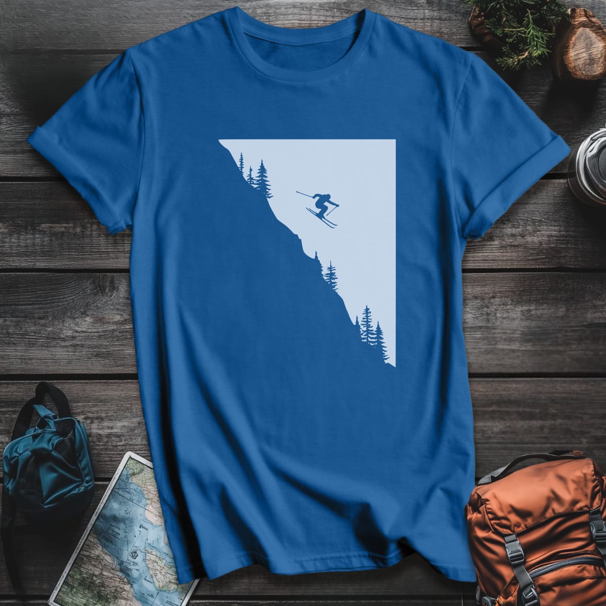 Powder Drop T-Shirt - Royal variant