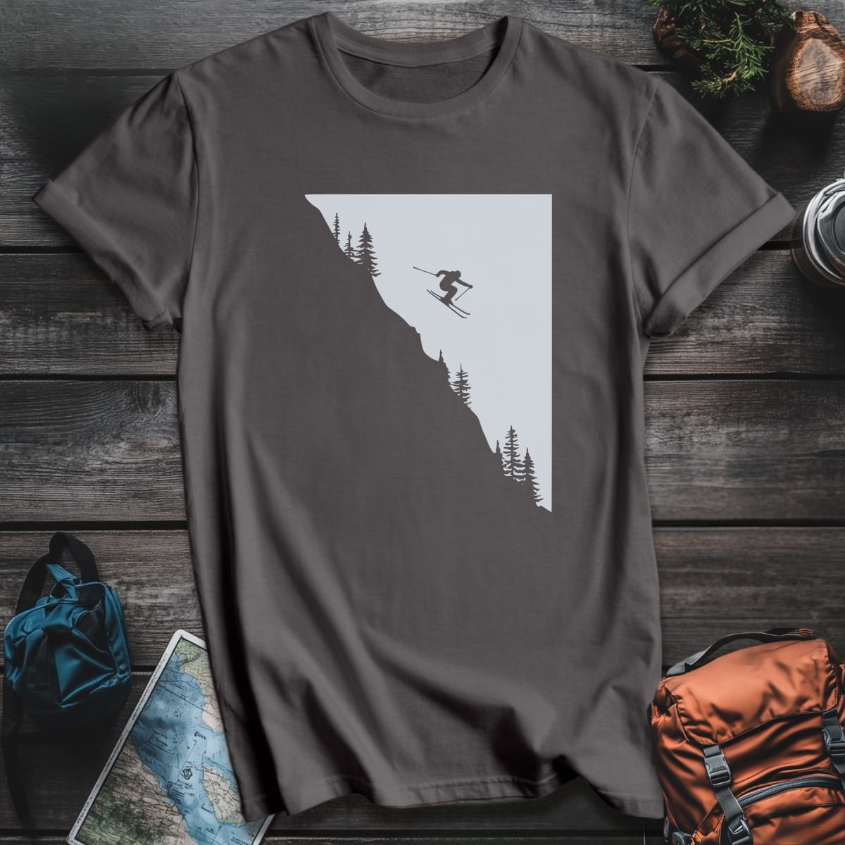 Powder Drop T-Shirt - Charcoal variant