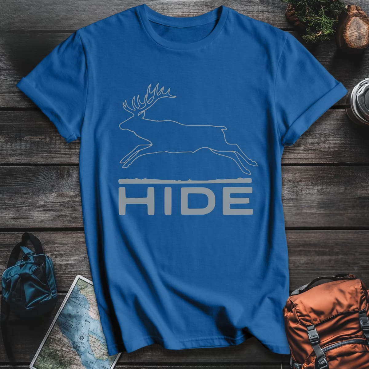 Hide T-Shirt - Royal variant