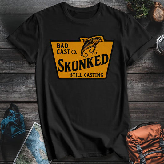 Skunked Fishing Co T-Shirt - Black variant