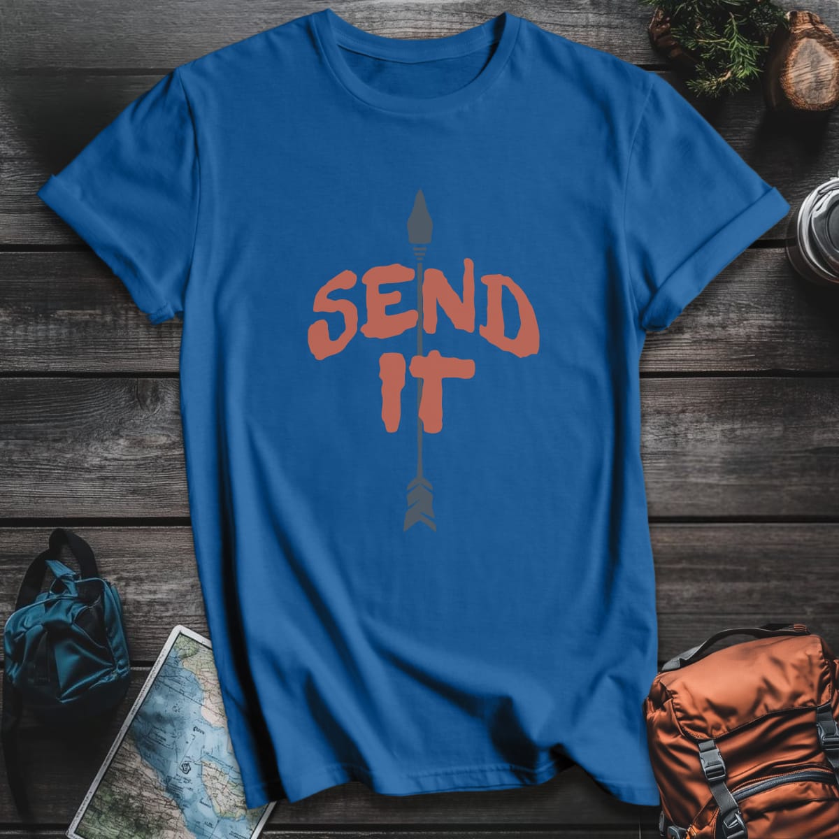 Send It Arrow T-Shirt - Royal variant