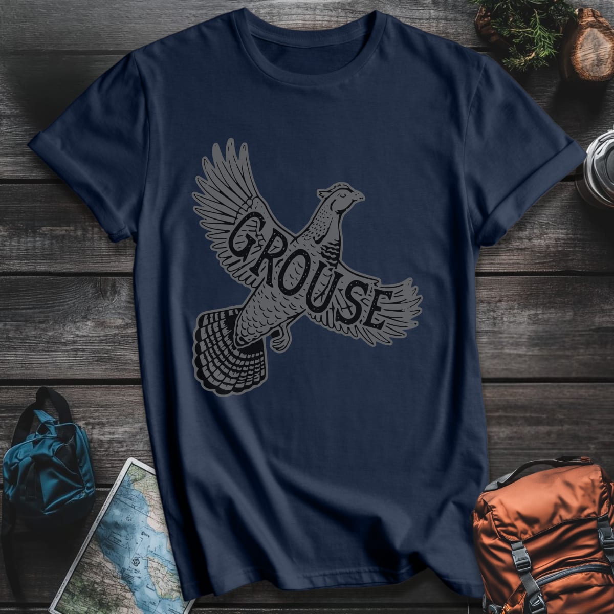 Grouse T-Shirt - Navy variant