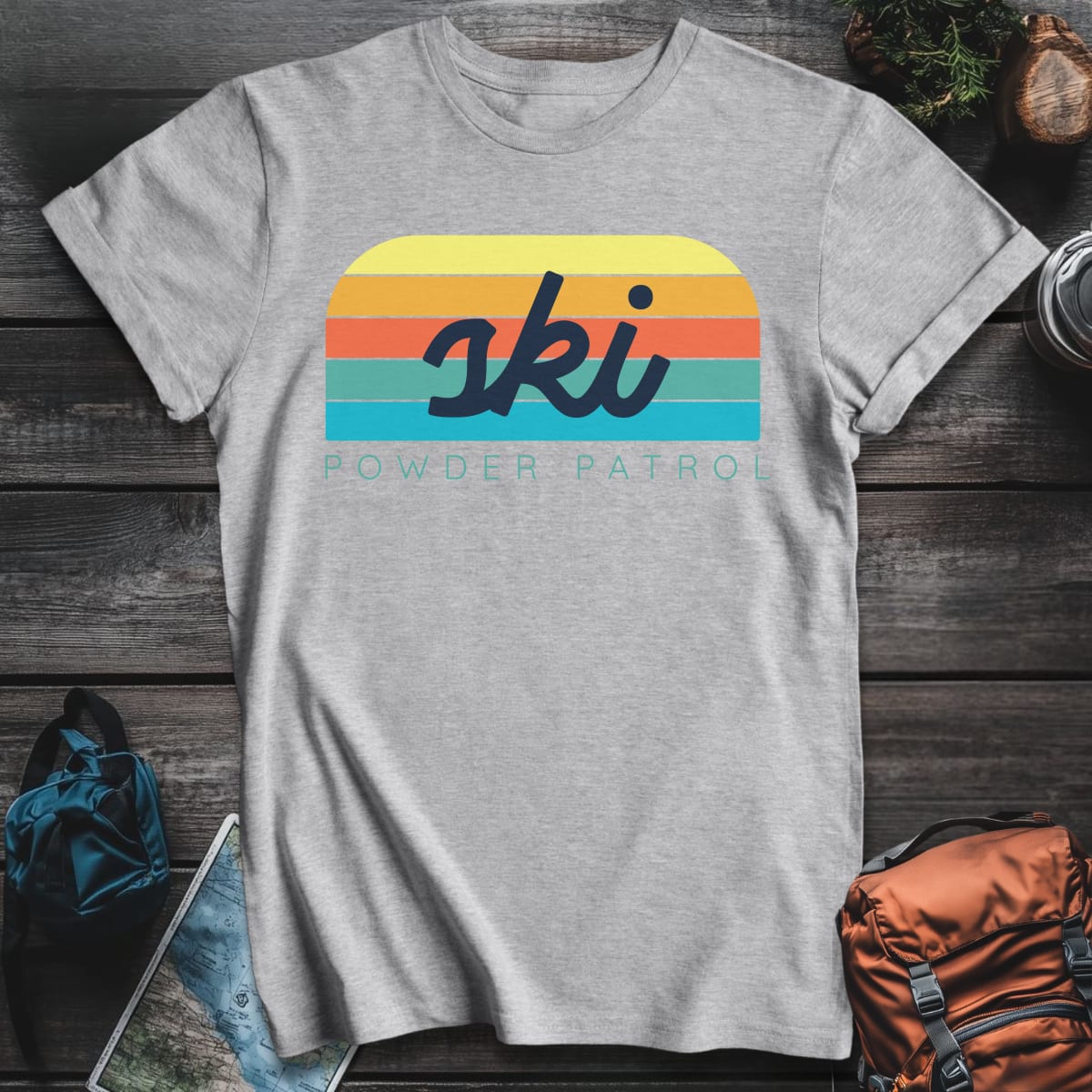 Powder Patrol T-Shirt - Sport Grey variant