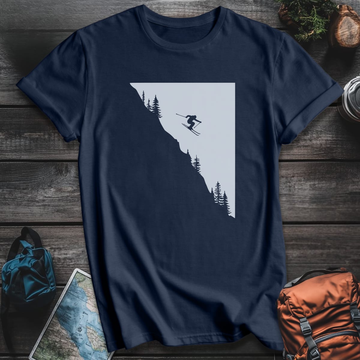 Powder Drop T-Shirt - Navy variant