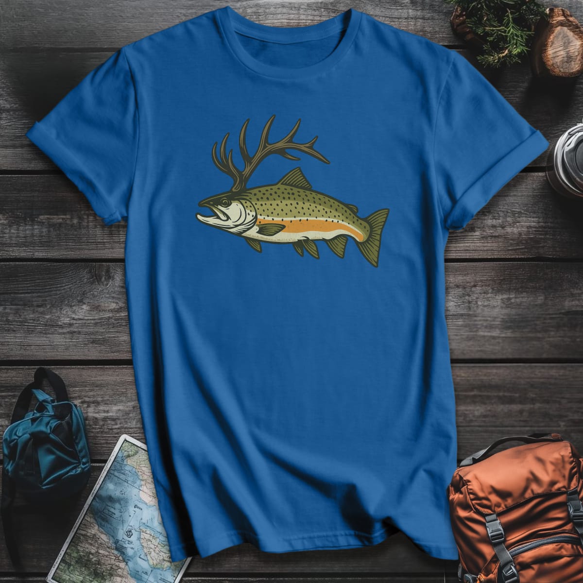 Catch & Bugle T-Shirt - Royal variant