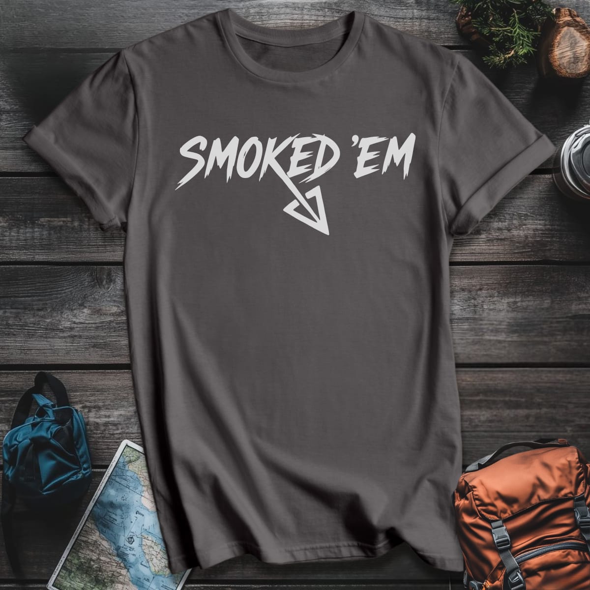 Smoked ’Em T-Shirt - Charcoal variant