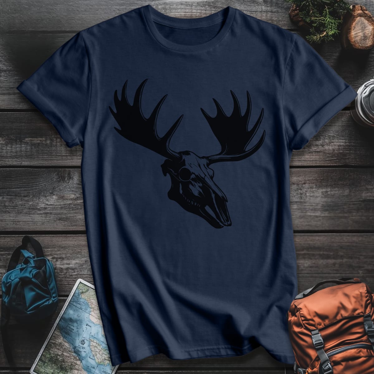 Rugged Moose T-Shirt - Navy variant
