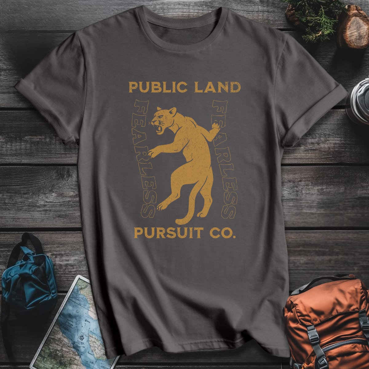 Fearless Pursuit T-Shirt - Charcoal variant