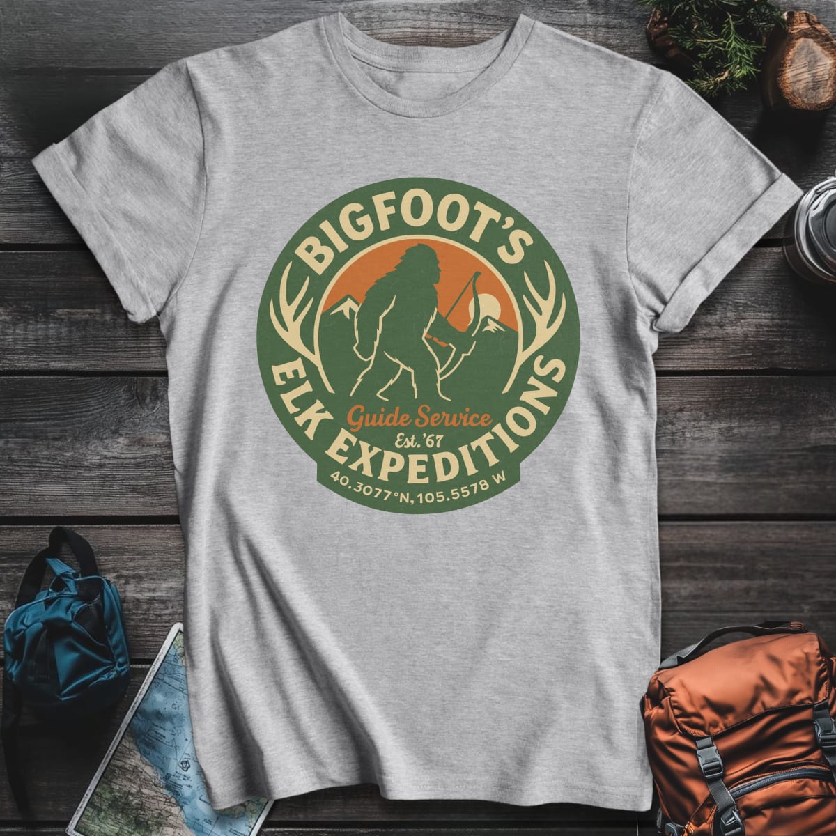 Elk Expeditions T-Shirt - Sport Grey variant