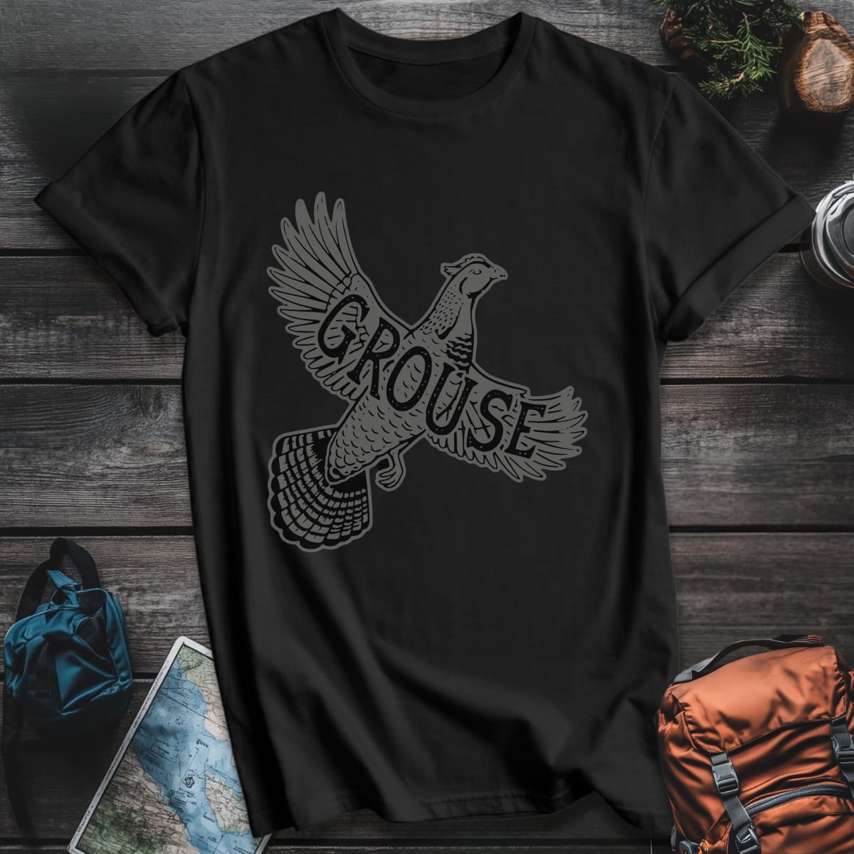 Grouse T-Shirt - Black variant