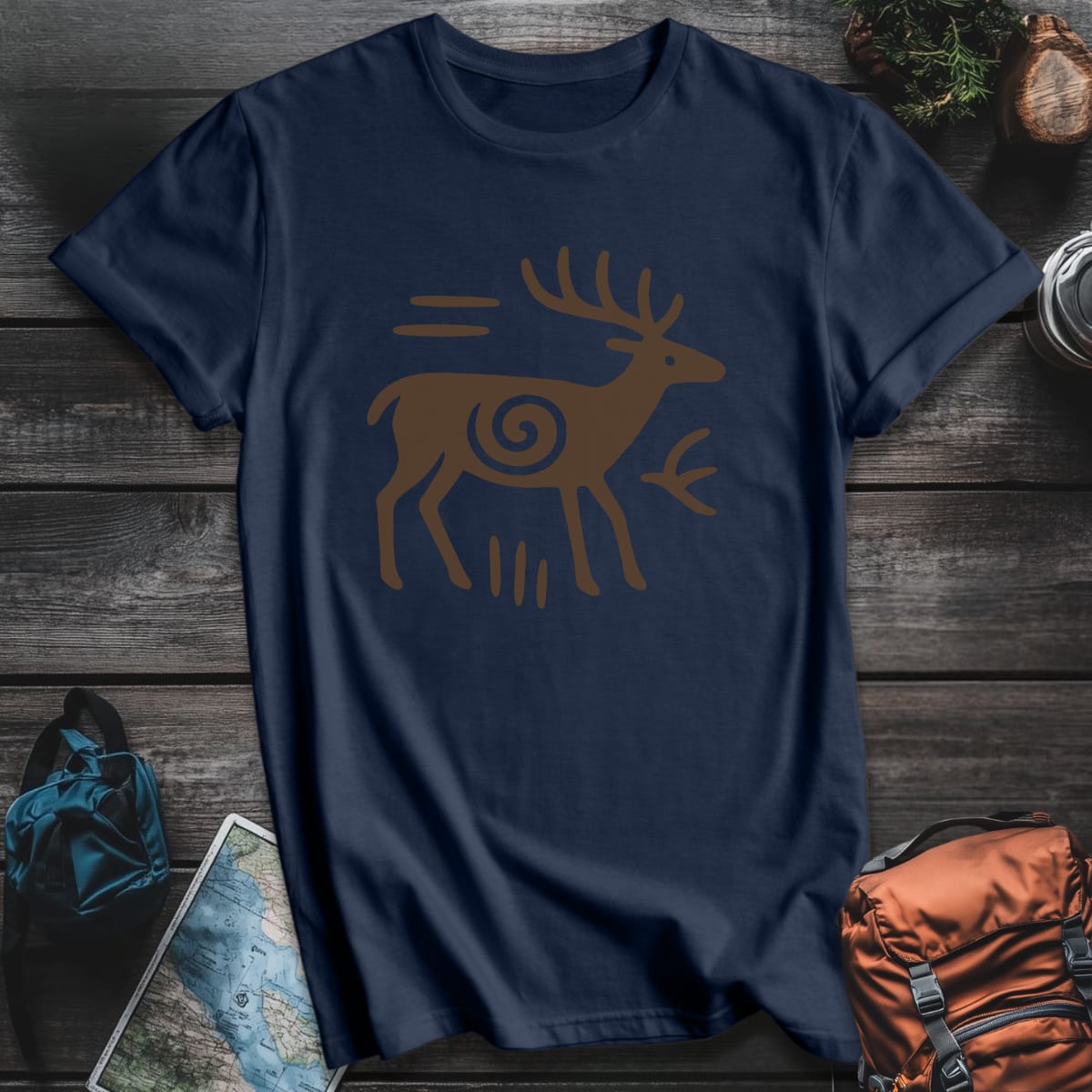 Wapiti T-Shirt - Navy variant