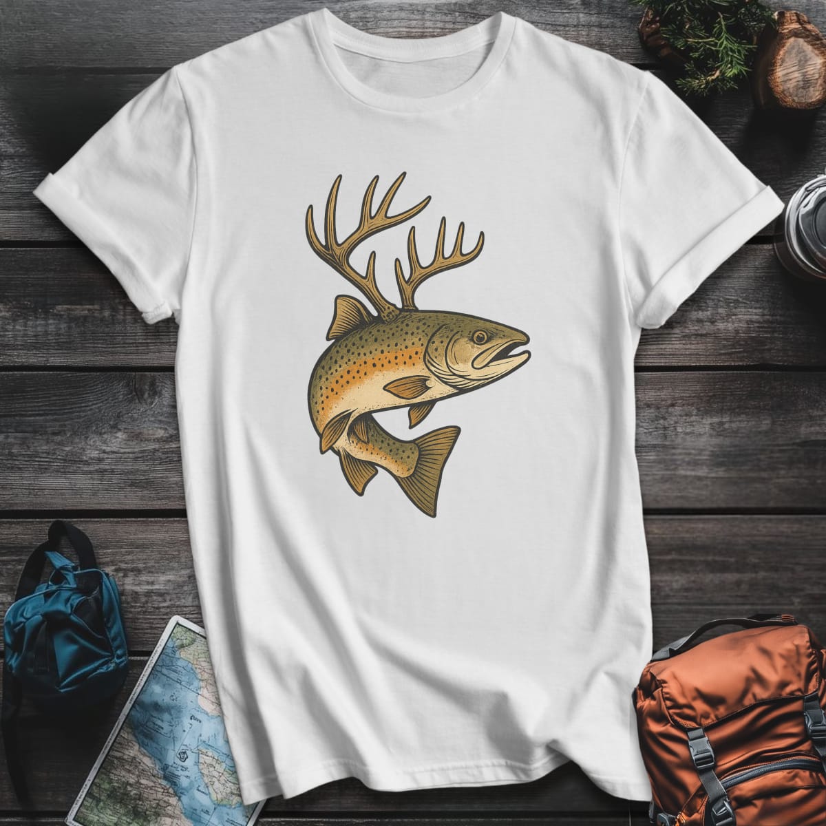 Rack & Reel T-Shirt - White variant