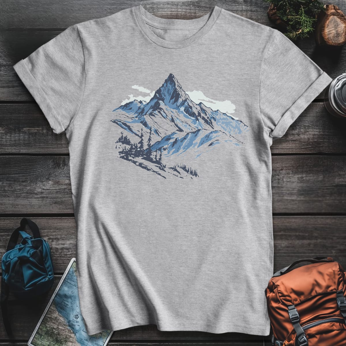 Mountain Majesty T-Shirt - Sport Grey variant