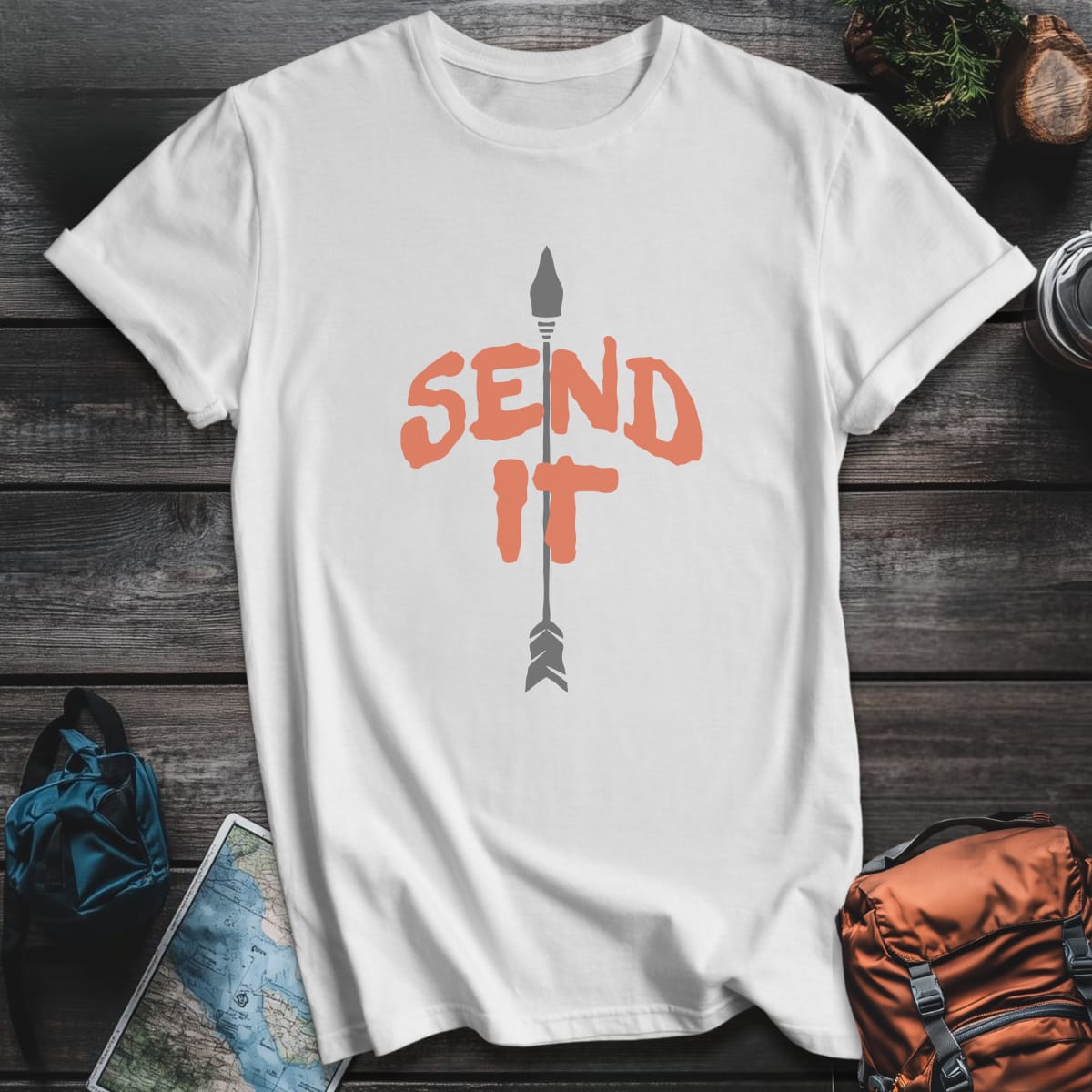 Send It Arrow T-Shirt - White variant