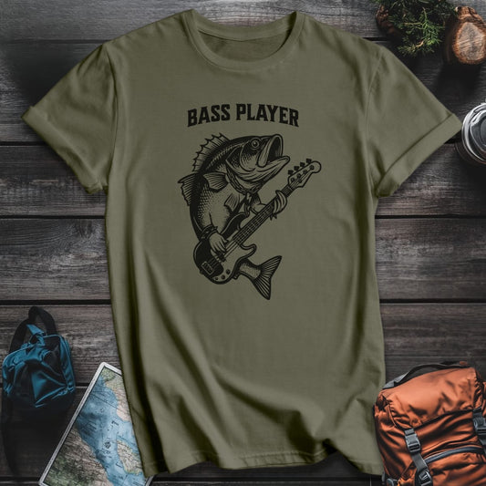 Bass Player T-Shirt - Military Green variant
