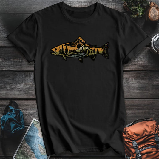 Backcountry Trout T-Shirt - Black variant