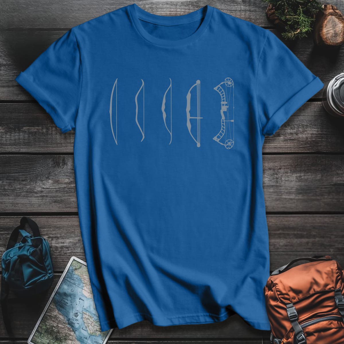Bow Evolution T-Shirt - Royal variant