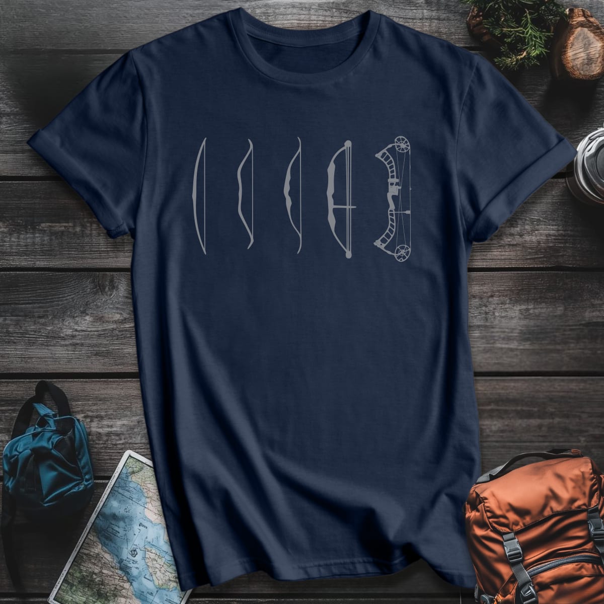 Bow Evolution T-Shirt - Navy variant