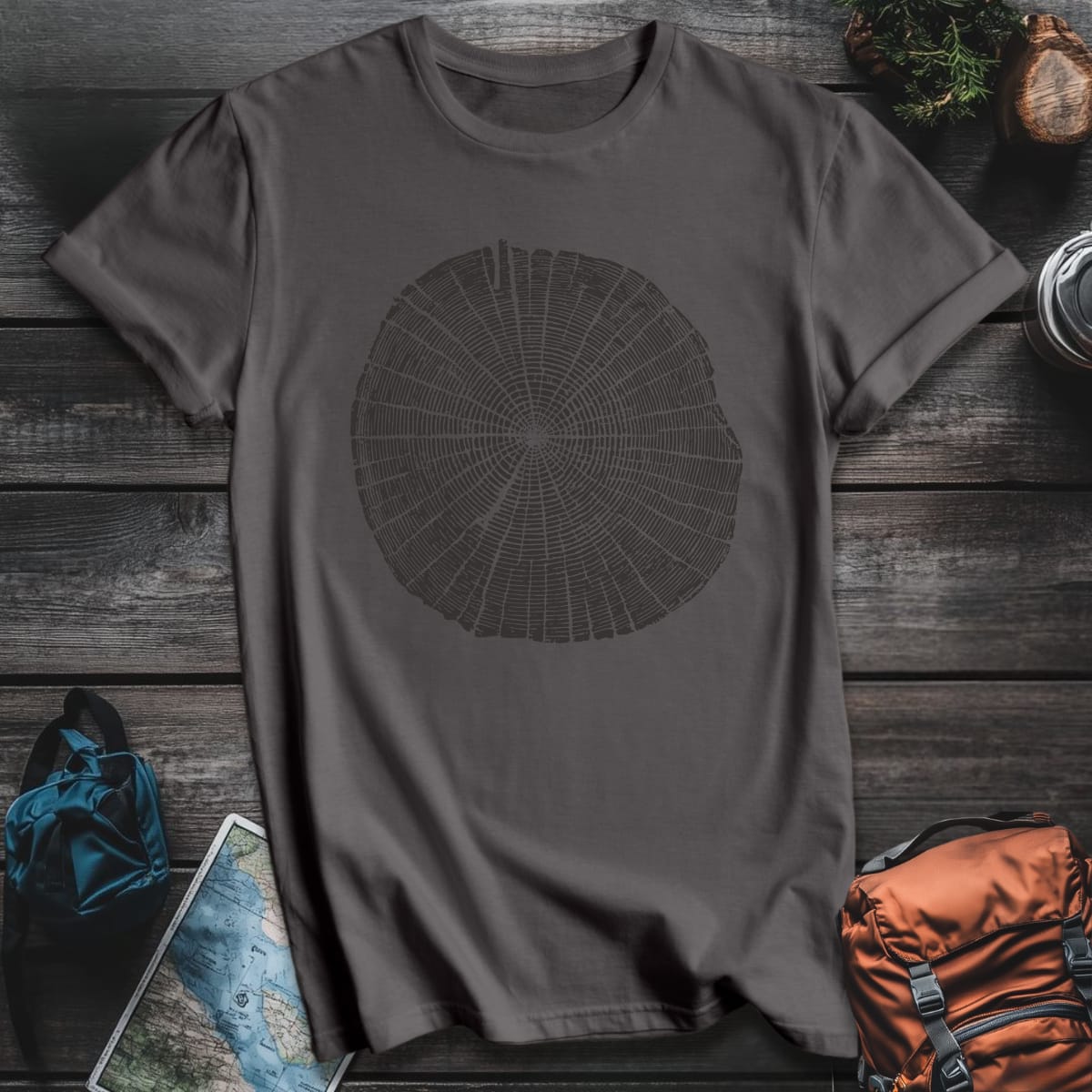 Timber T-Shirt - Charcoal variant