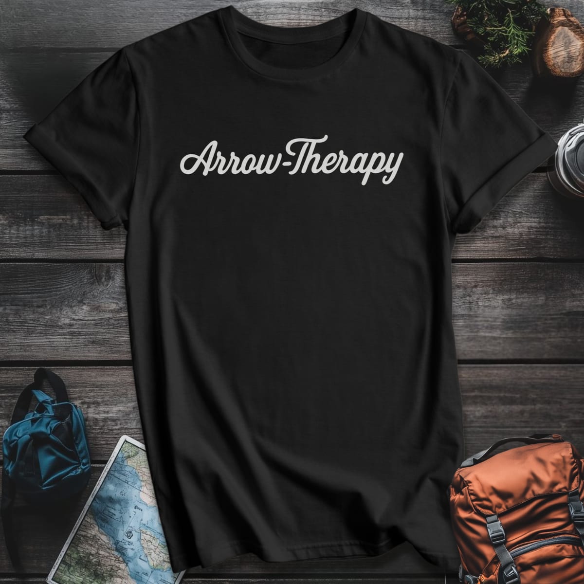 Arrow-Therapy T-Shirt - Black variant