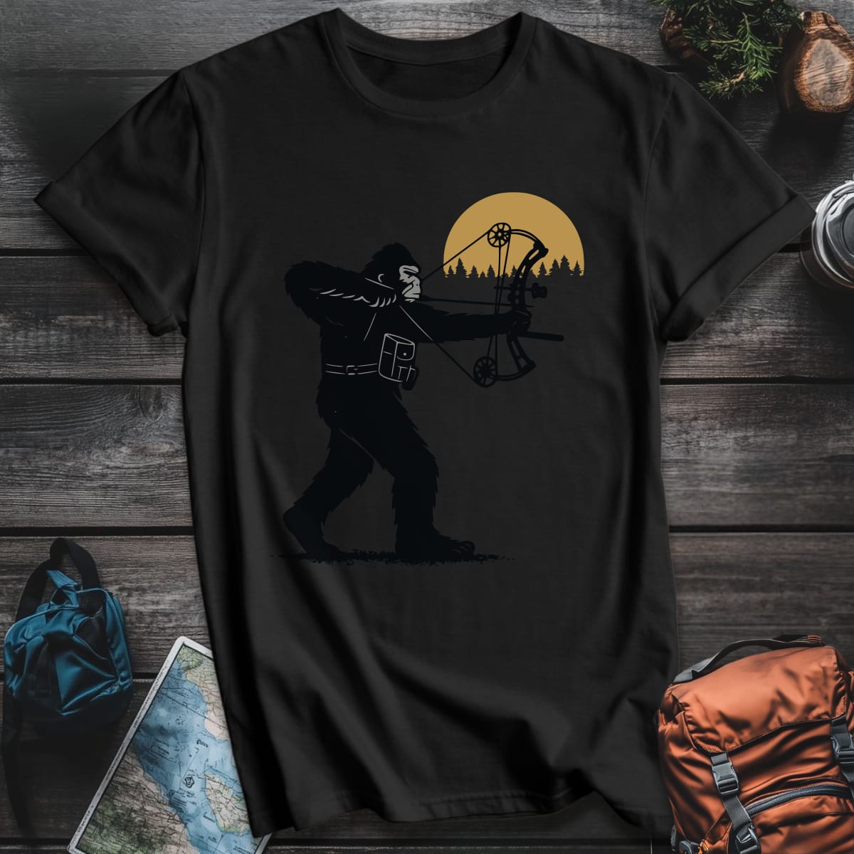 Hunter Sunset T-Shirt - Black variant