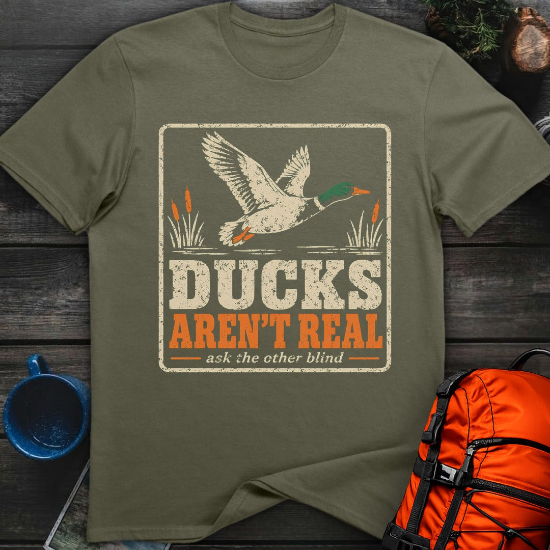 Ducks Aren't Real - Military Green