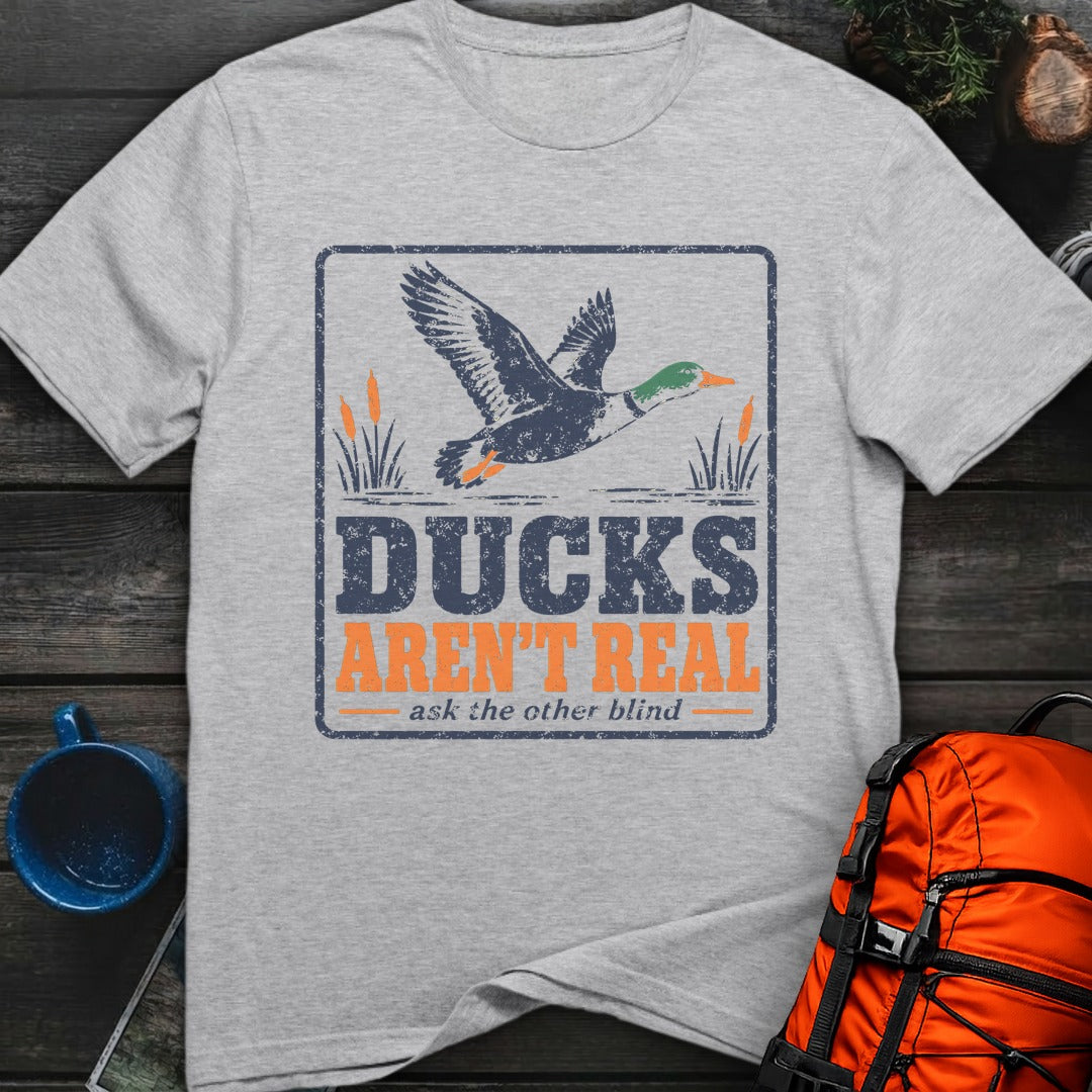 Ducks Aren't Real - Sport Grey