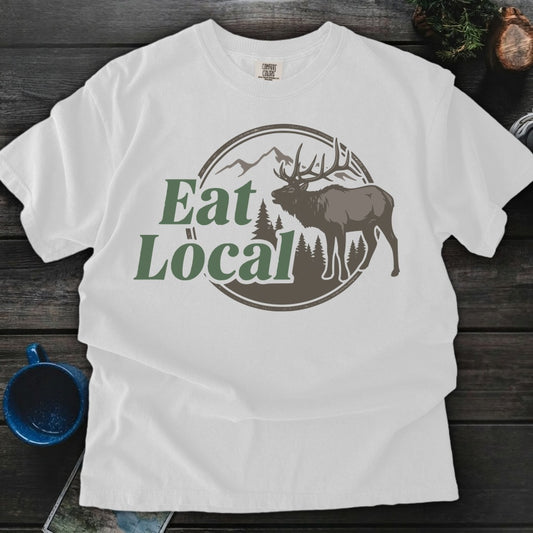 Eat Local - White