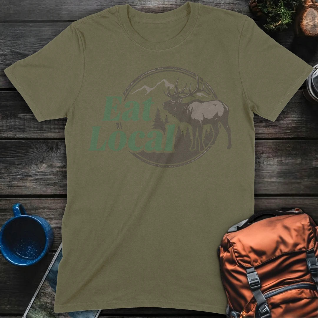 Eat Local - Military Green