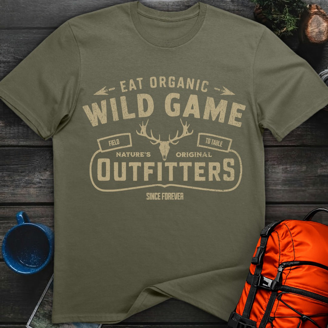 Eat Organic Game - Military Green
