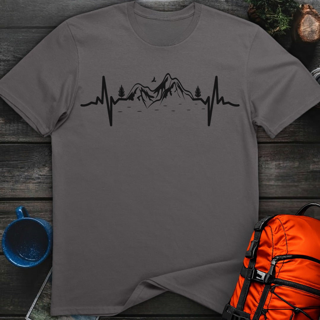EKG Love Mountains - Charcoal