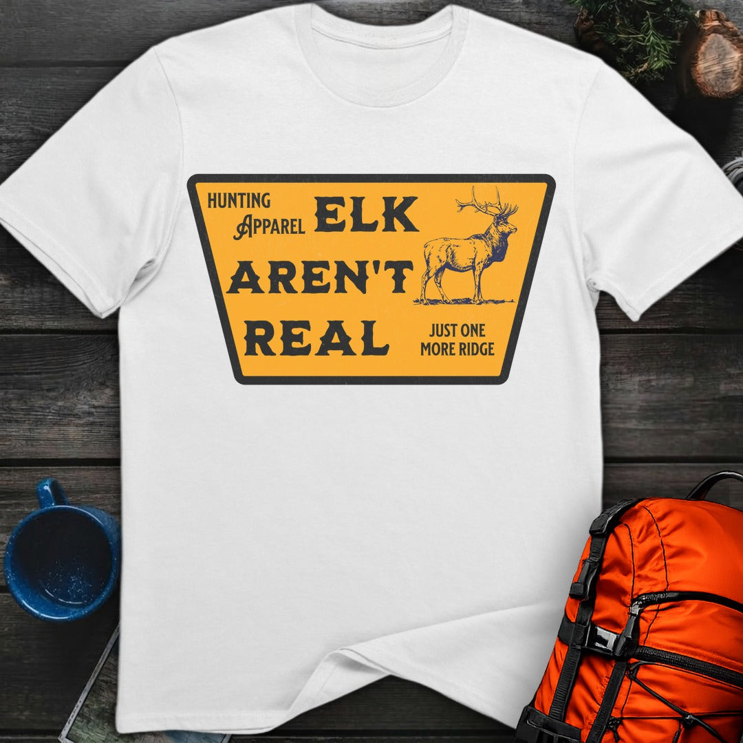 Elk Aren't Real - White