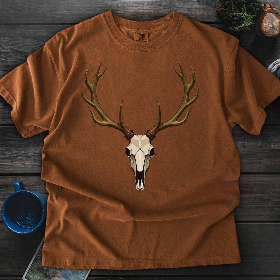 Elk Skull - Burnt Orange