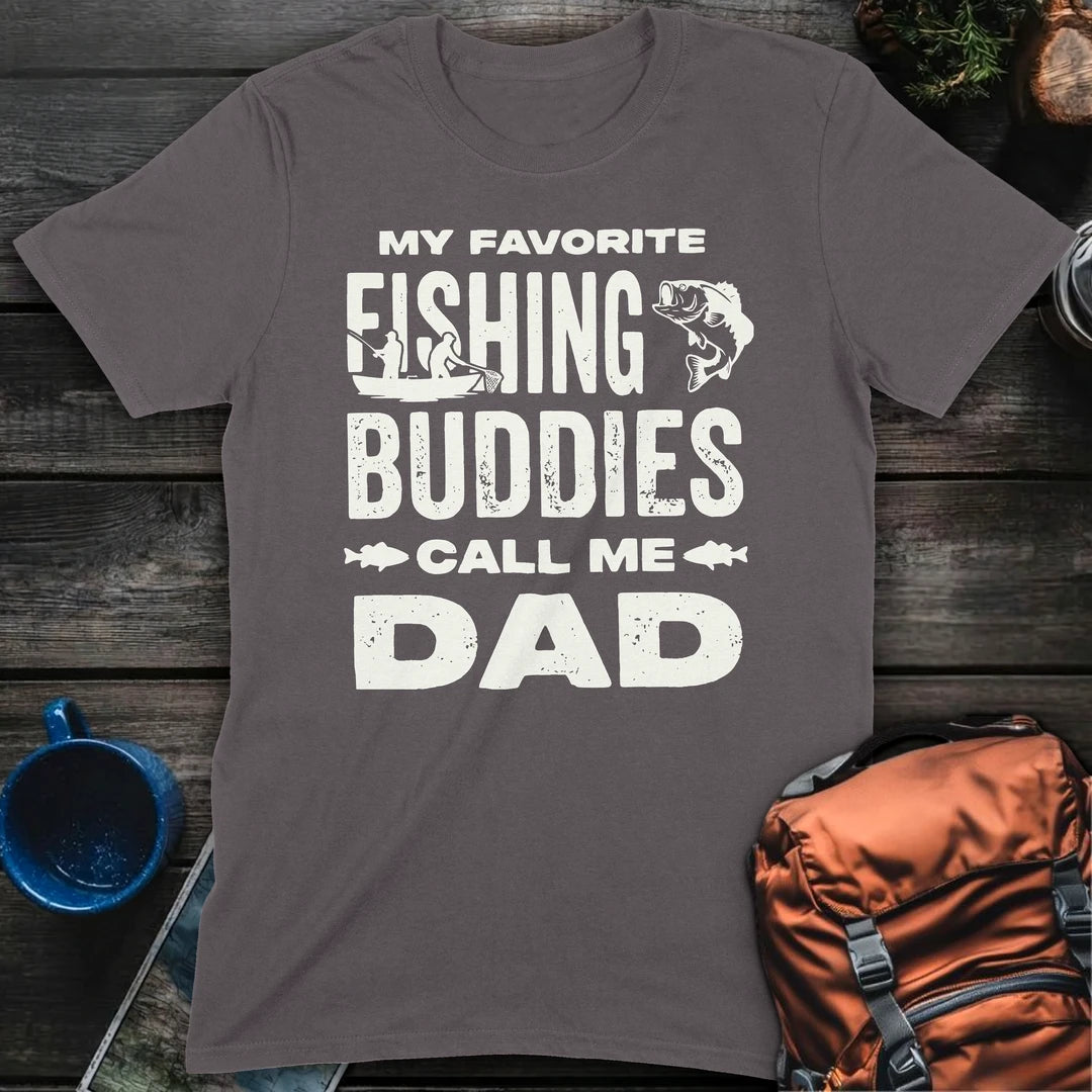 Fishing Buddies Dad - Charcoal