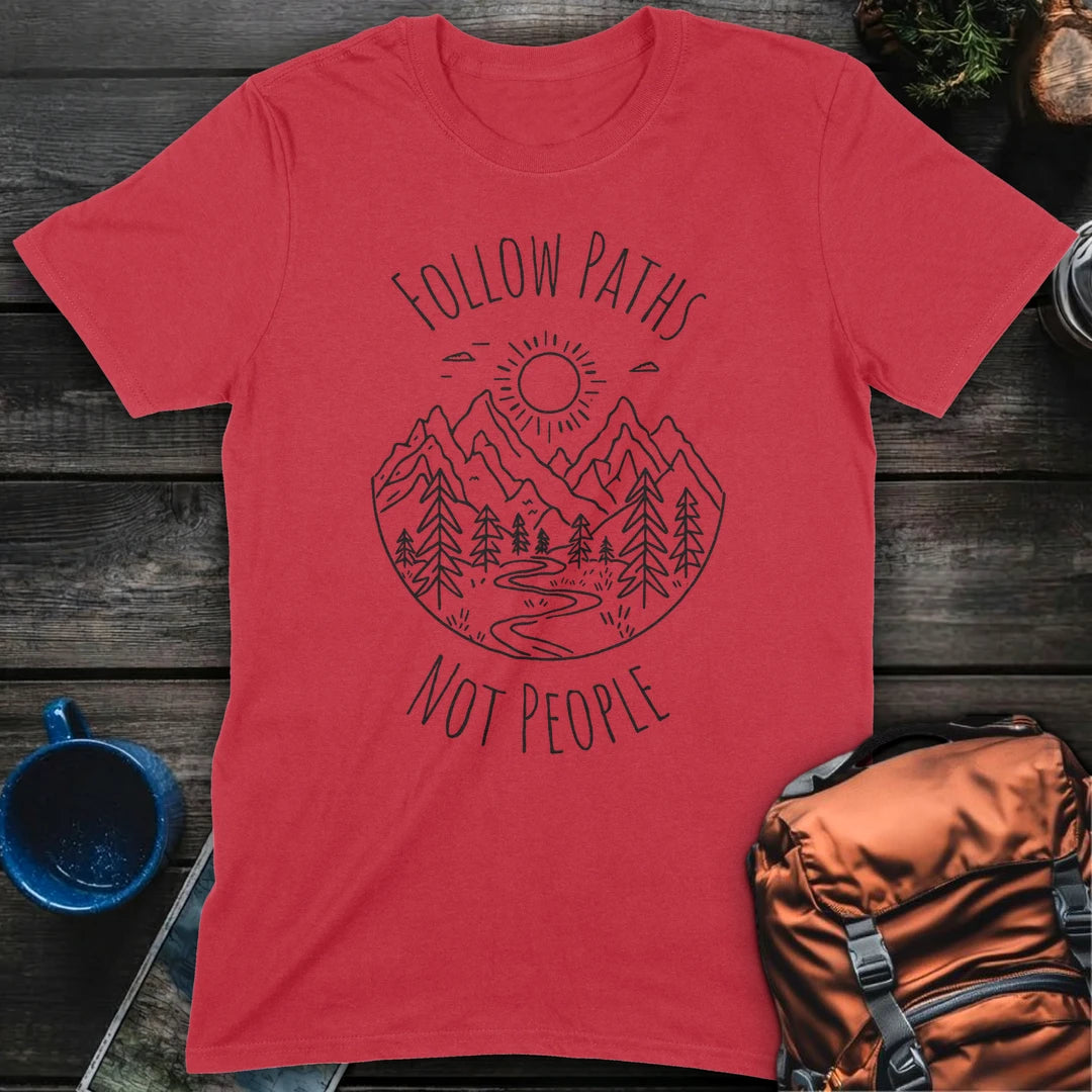 Follow Paths Not People - Red
