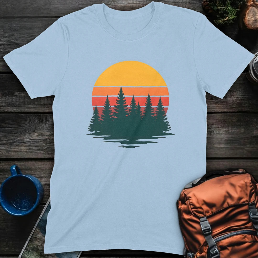 Forest Serenity - Light Blue