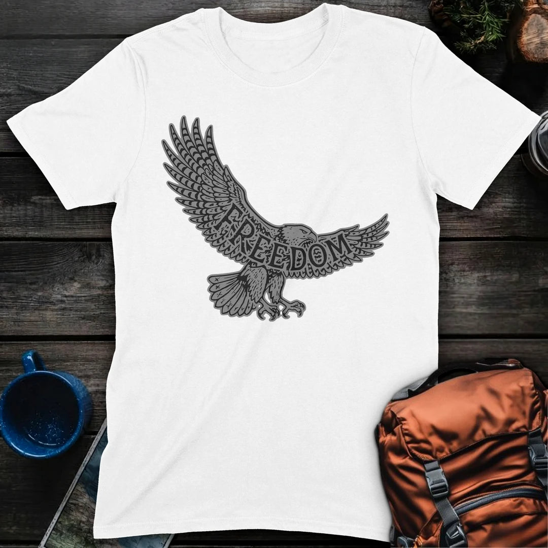 Freedom Soars Grey - White