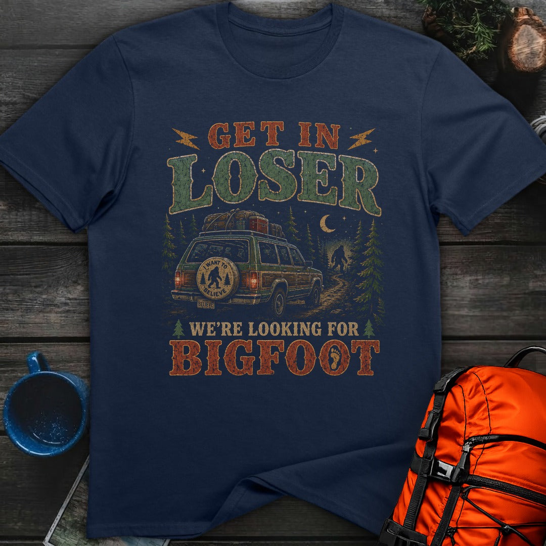 Get In Loser, We're Looking for Bigfoot - Navy