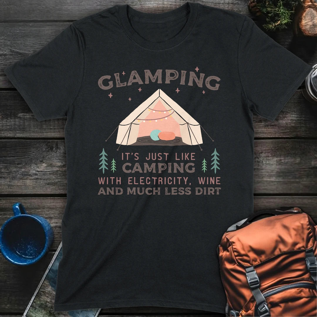 Glamping Wine and Dirt - Black